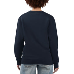 Cleveland Guardians G-III 4Her by Carl Banks Women's Flowers Graphic Pullover Sweatshirt - Navy Pullover