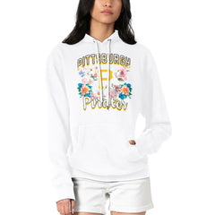 Pittsburgh Pirates G-III 4Her by Carl Banks Women's Flowers Graphic Pullover Hoodie - White Hoodies