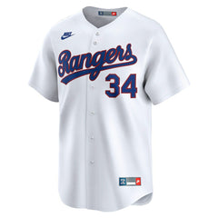 Nolan Ryan Texas Rangers Nike Throwback Cooperstown Collection Limited Jersey - White Jerseys