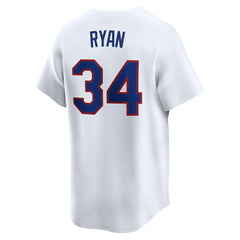 Nolan Ryan Texas Rangers Nike Throwback Cooperstown Collection Limited Jersey - White Jerseys