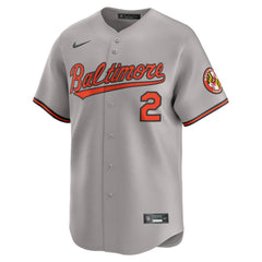 Gunnar Henderson Baltimore Orioles Nike Road Limited Player Jersey - Gray Jerseys
