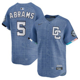 CJ Abrams Washington Nationals Nike 2025 City Connect Limited Jersey - Blue Jerseys