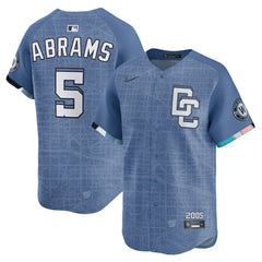 CJ Abrams Washington Nationals Nike 2025 City Connect Limited Jersey - Blue Jerseys