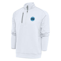 Utah Mammoth Antigua Generation Quarter-Zip Pullover Top - White | US 201952887