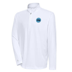 Utah Mammoth Antigua Tribute Quarter-Zip Pullover Top - White | US 201952892