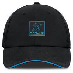 Miami Marlins Fanatics Level Up Driver Adjustable Hat - Black Hats
