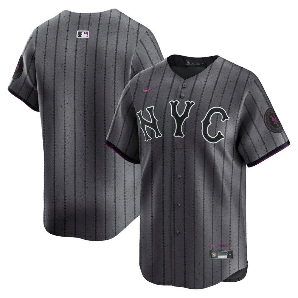 New York Mets Nike City Connect Limited Jersey - Gray Jerseys