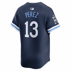 Salvador Perez Kansas City Royals Nike City Connect Limited Jersey - Navy Jerseys