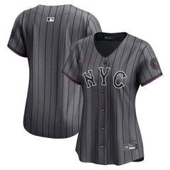 New York Mets Nike Women's City Connect Limited Jersey - Gray Jerseys