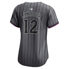 Francisco Lindor New York Mets Nike Women's City Connect Limited Jersey - Gray Jerseys