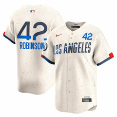 Jackie Robinson Los Angeles Dodgers Nike City Connect Limited Player Jersey - Cream Jerseys