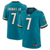 Brian Thomas Jr. Jacksonville Jaguars Alternate Game Jersey - Teal Jerseys