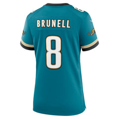 Mark Brunell Jacksonville Jaguars Women's Prowler Throwback Retired Player Game Jersey - Teal Jerseys