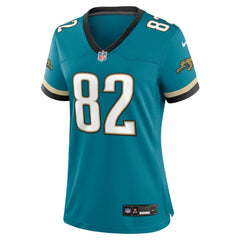 Jimmy Smith Jacksonville Jaguars Women's Prowler Throwback Retired Player Game Jersey - Teal Jerseys