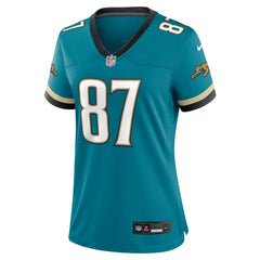 Keenan McCardell Jacksonville Jaguars Women's Prowler Throwback Retired Player Game Jersey - Teal Jerseys