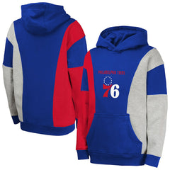 Philadelphia 76ers Youth Ace In the Hole Pullover Hoodie Blue