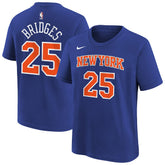 Mikal Bridges New York Knicks Youth Icon Name & Number T-Shirt Blue - Nike
