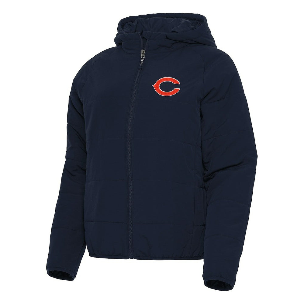 Chicago Bears Antigua Women's Universe Full-Zip Hoodie Jacket - Navy Hoodies
