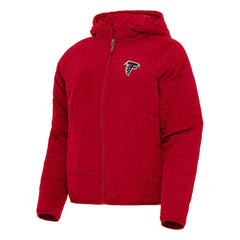 Atlanta Falcons Antigua Women's Universe Full-Zip Hoodie Jacket - Red Hoodies