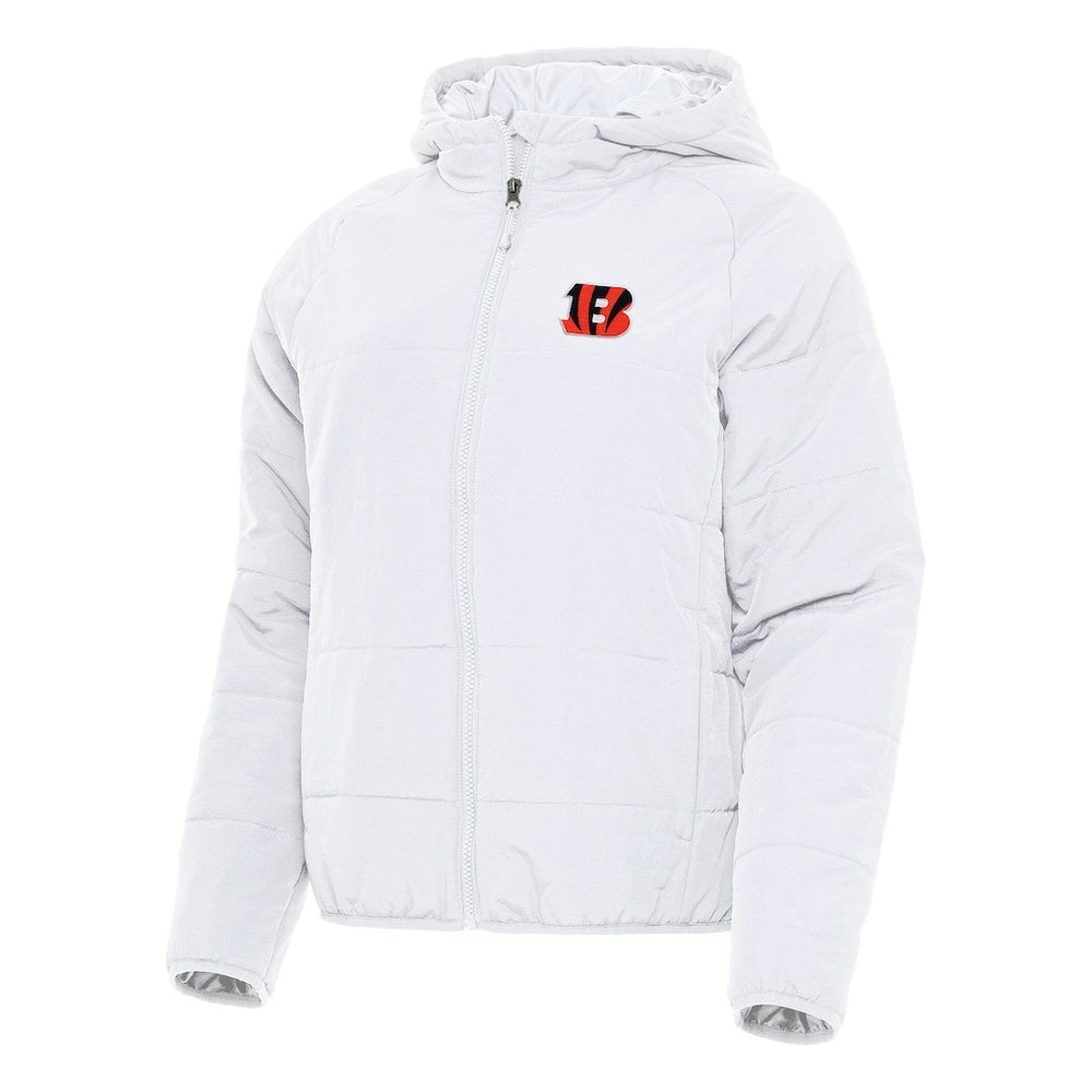 Cincinnati Bengals Antigua Women's Universe Full-Zip Hoodie Jacket - White Hoodies