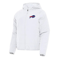 Buffalo Bills Antigua Women's Universe Full-Zip Hoodie Jacket - White Hoodies