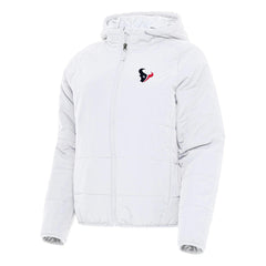 Houston Texans Antigua Women's Universe Full-Zip Hoodie Jacket - White Hoodies