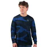 Dallas Cowboys Starter Thursday Night Gridiron Long Sleeve T-Shirt- Navy - Navy T-shirts
