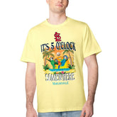 St. Louis Cardinals Margaritaville Five O'Clock Graphic T-Shirt - Yellow T-shirts