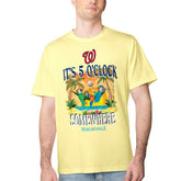 Washington Nationals Margaritaville Five O'Clock Graphic T-Shirt - Yellow T-shirts