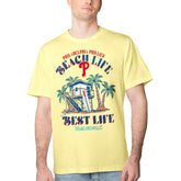 Philadelphia Phillies Margaritaville Beach Hut Graphic T-Shirt - Yellow T-shirts