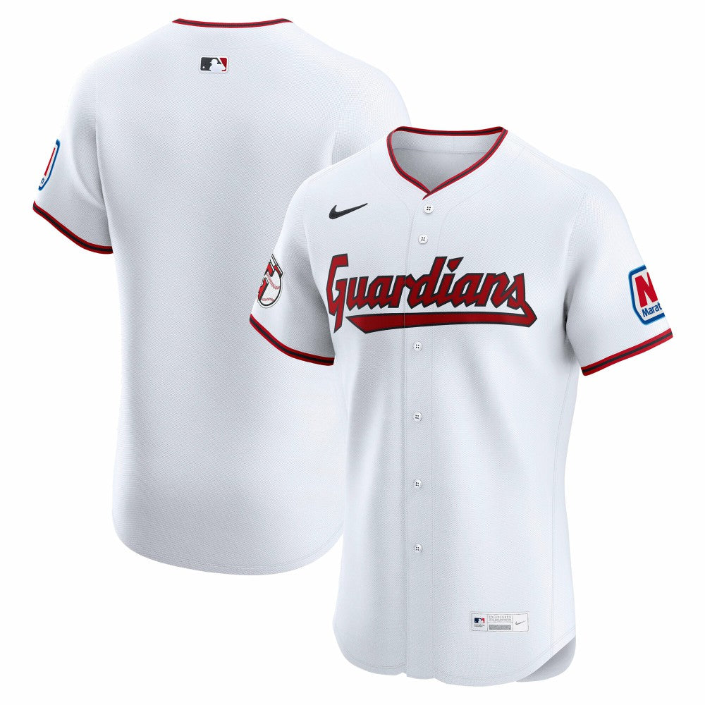 Cleveland Guardians Nike Home Elite Jersey - White Jerseys