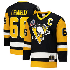 Mario Lemieux Pittsburgh Penguins 1991-92 Power Play Jersey - Black | US 201979067