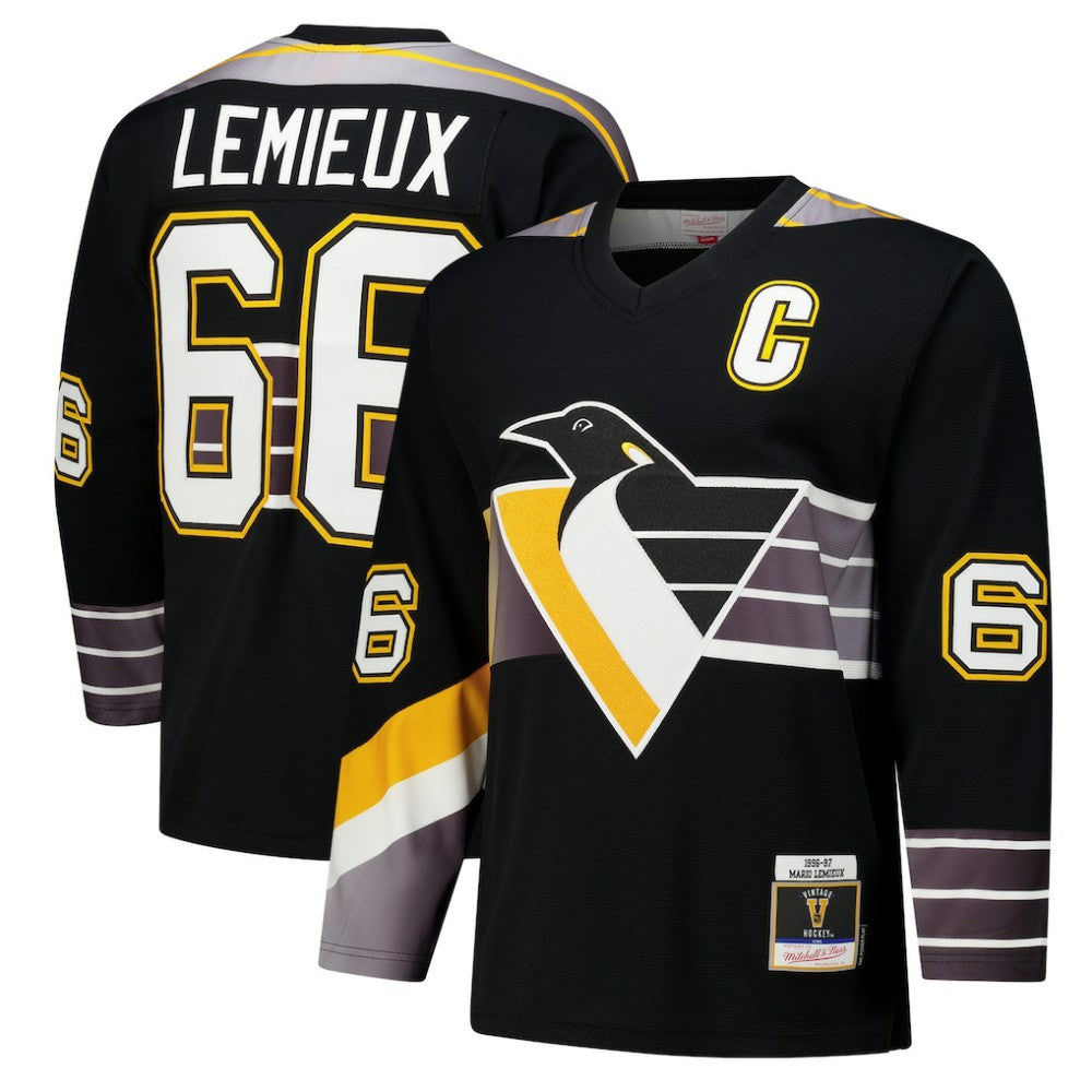 Mario Lemieux Pittsburgh Penguins 1996-97 Power Play Jersey - Black | US 201979139