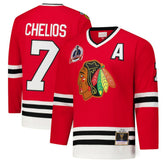 Chris Chelios Chicago Blackhawks 1991-92 Power Play Jersey - Red | US 201979146