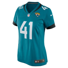 Josh Hines-Allen Jacksonville Jaguars Women's Player Game Jersey - Teal Jerseys