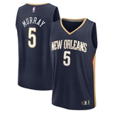 Dejounte Murray New Orleans Pelicans Fast Break Replica Player Jersey Icon Edition Navy - Fanatics outlet