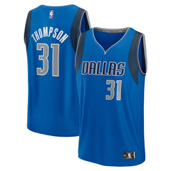 Klay Thompson Dallas Mavericks Fast Break Replica Player Jersey Icon Editi- Blue - Fanatics