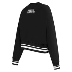 Houston Astros Pro Standard Women's Pearl Cropped Pullover Sweatshirt
- Black Pullover