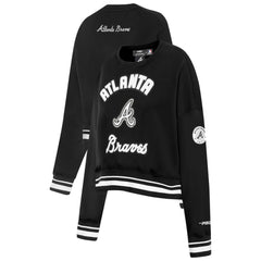 Atlanta Braves Pro Standard Women's Pearl Cropped Pullover Sweatshirt
- Black Pullover