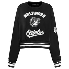 Baltimore Orioles Pro Standard Women's Pearl Cropped Pullover Sweatshirt
- Black Pullover