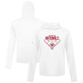 Washington Nationals Levelwear Anthem Home Field Pullover Hoodie - White Hoodies