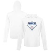 Texas Rangers Levelwear Anthem Home Field Pullover Hoodie - White Hoodies
