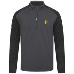 Pittsburgh Pirates Levelwear Aztec Insignia 2.0 Quarter-Zip Pullover Top - Charcoal Pullover