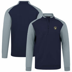 Milwaukee Brewers Levelwear Insignia 2.0 Quarter-Zip Pullover Top - Navy Pullover