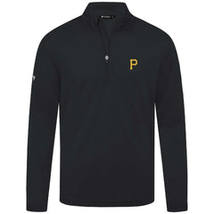 Pittsburgh Pirates Levelwear Heron Insignia 2.0 Quarter-Zip Jacket - Black Jackets
