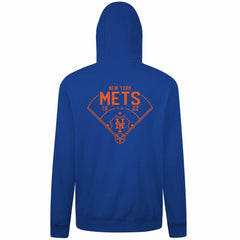 New York Mets Levelwear Podium Primary Pullover Hoodie - Royal Hoodies
