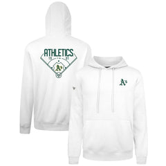 Athletics Levelwear Podium Primary Pullover Hoodie - White Hoodies