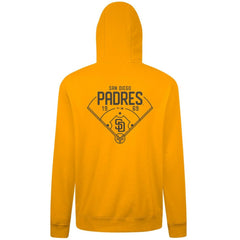 San Diego Padres Levelwear Podium Primary Pullover Hoodie - Gold Hoodies