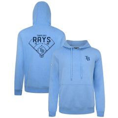 Tampa Bay Rays Levelwear Podium Primary Pullover Hoodie - Light Blue Hoodies