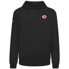 Cincinnati Reds Levelwear Podium Primary Pullover Hoodie - Black Hoodies